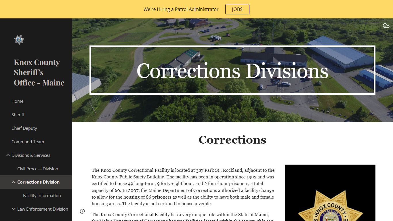 Knox County Sheriff's Office - Maine - Corrections Division